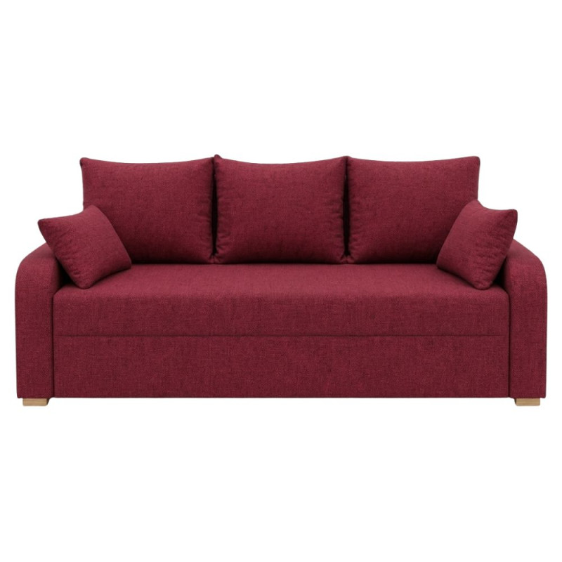 Ортопедичний диван Мекко Wilson Maxi 2300x1000 Pocket Spring Cocos III категорія Austin 8 Ruby Red (MEK-161370)
