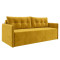 Ортопедичний диван Мекко Yes! 2050x860 Bonel Standart Hard Plus II категорія Allure Premium Yellow (MEK-161109)