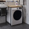 Стелаж-полиця Бафрум 401 Ferrum-decor для пральної машини 90x70,5x60,5 Чорний метал ДСП Дуб Кремона Торро 16 мм (FRD-107577)
