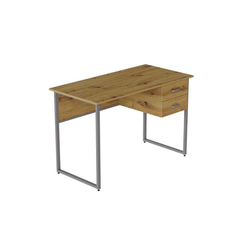 Комп'ютерний стіл Ferrum-decor Дакота 75x120x60 сірий ДСП Дуб Артизан 32 мм (FRD-107267)