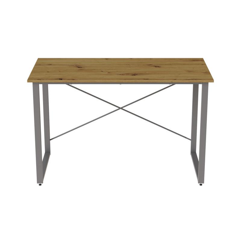 Комп'ютерний стіл Ferrum-decor Дейв 75x140x70 сірий ДСП Дуб Артизан 16 мм (FRD-107057)