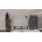Стіл розкладний Морис 900 Ferrum-decor 750x900x500 Чорний метал ДСП Бетон 16 мм (FRD-107317)