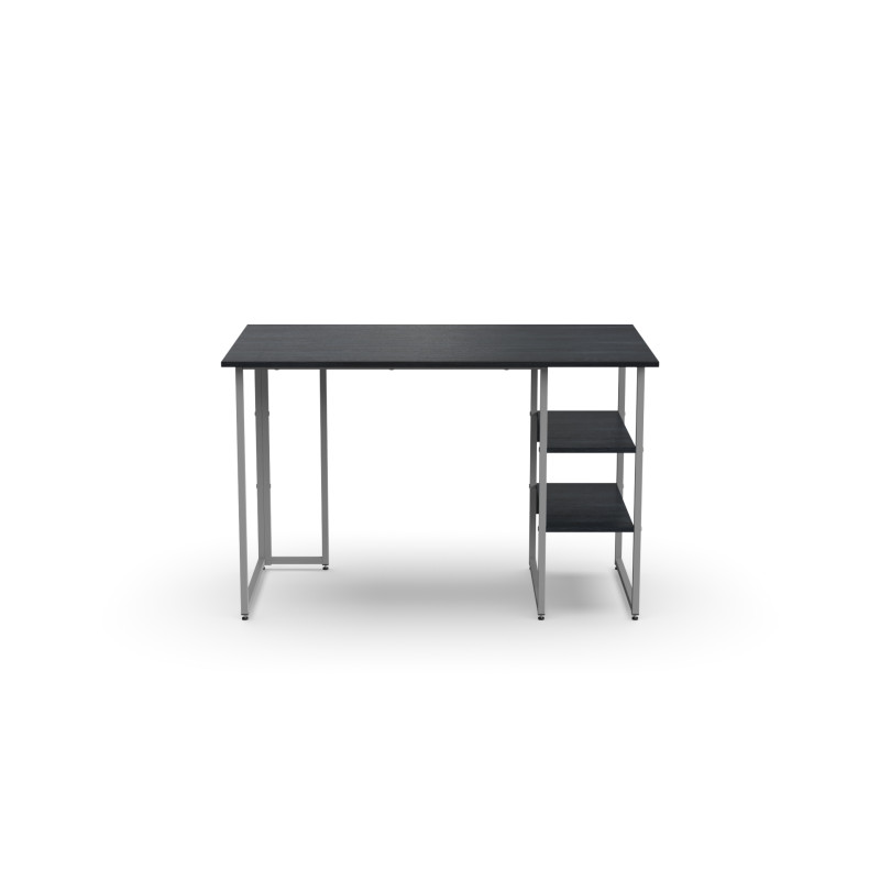 Стіл письмовий Кевин Ferrum-decor 75x120x70 Сірий метал ДСП Каштан Арвадонна 16 мм (FRD-108107)