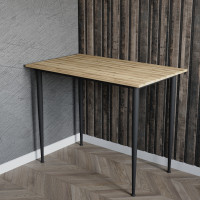 Універсальний стіл Prime Ferrum-decor 750x1000x600 Чорний метал ДСП Дуб Евок Прибережний 16 мм (FRD-107627)