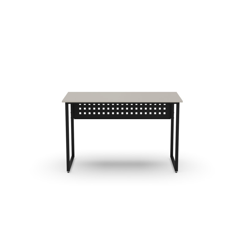 Стіл письмовий Майк Ferrum-decor 75x100x60 Чорний метал ДСП Кашемір 16 мм (FRD-108297)