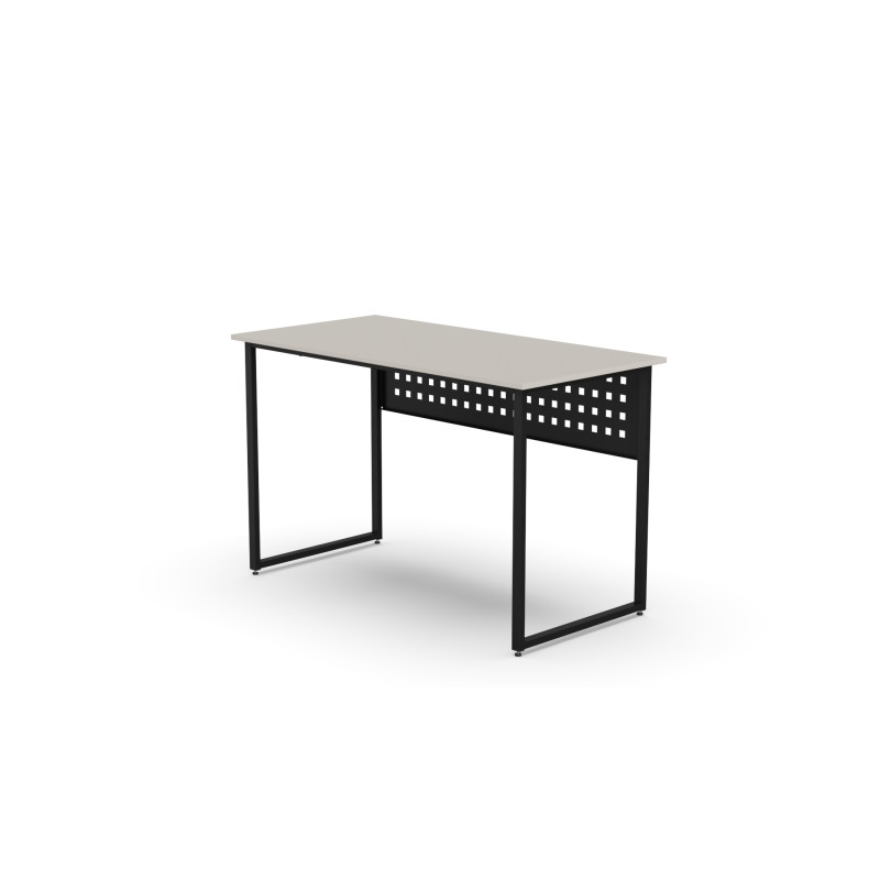 Стіл письмовий Майк Ferrum-decor 75x100x60 Чорний метал ДСП Кашемір 16 мм (FRD-108297)