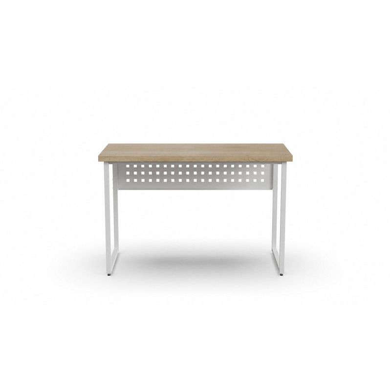 Стіл письмовий Майк Ferrum-decor 75x100x60 Білий метал ДСП Дуб Кремона Торро 32 мм (FRD-108337)
