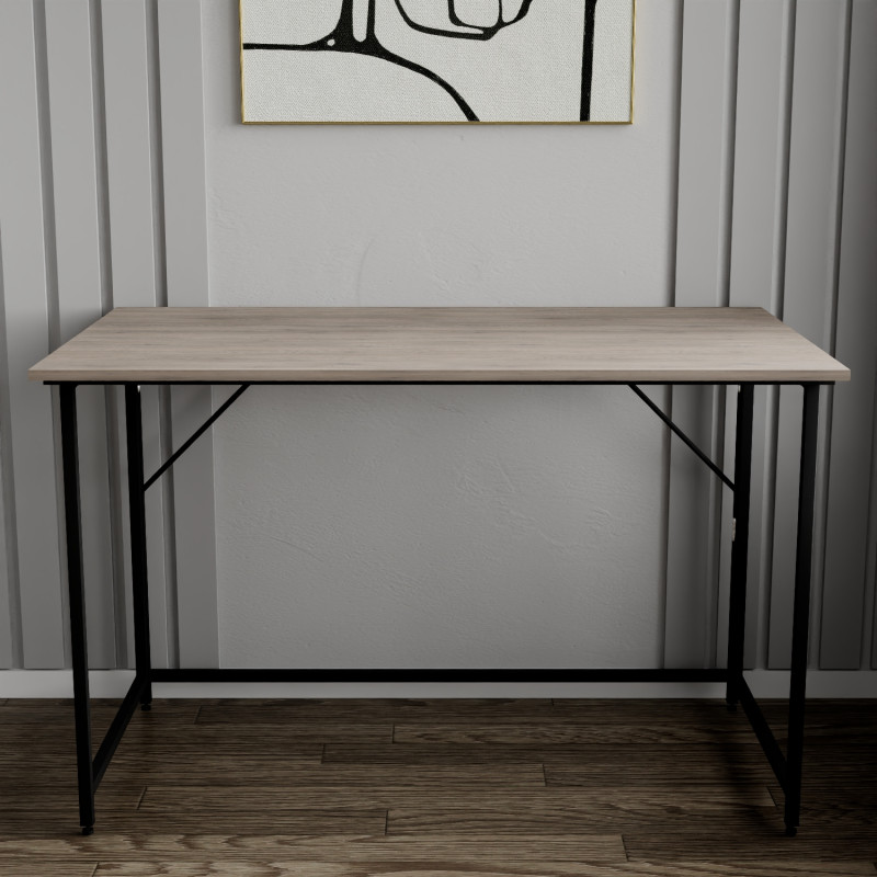 Розкладний стіл Моріс Ferrum-decor 750x900x500 Чорний метал ДСП Дуб Кремона Канолло 16 мм (FRD-107497)