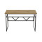 Комп'ютерний стіл Ferrum-decor Раян 75x140x60 чорний ДСП Дуб Артизан 16 мм (FRD-107087)