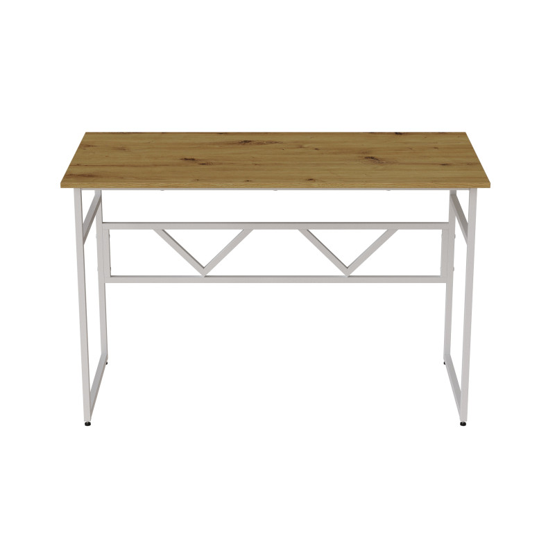 Комп'ютерний стіл Ferrum-decor Раян 75x100x70 білий ДСП Дуб Артизан 32 мм (FRD-107067)