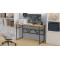 Комп'ютерний стіл Ferrum-decor Раян 75x140x60 чорний ДСП Дуб Артизан 16 мм (FRD-107087)