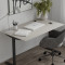 Стіл письмовий Space Ferrum-decor 750x1400x600 Чорний метал ДСП Кашемір 16 мм (FRD-107957)