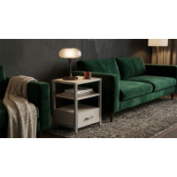 Тумба универсальная Ferrum-decor Вивьен 1/1 50x41x40 серый ДСП Кашемир 16мм (FRD-107817)