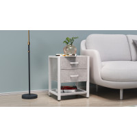 Тумба универсальная Ferrum-decor Вивьен 2/1 50x41x40 белый ДСП Бетон 16мм (FRD-106927)