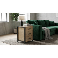 Тумба универсальная Ferrum-decor Вивьен 3 50x41x40 черный ДСП Дуб Кремона Торро 16мм (FRD-107747)