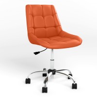Кресло на роликах Новый Стиль NICOLE GTS(J) CHR61 SQR P ECO-72 (Оранжевый) (NWS-121988)