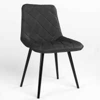 Обеденный стул Новый Стиль NICOLE HN BLACK (BOX-1) SQR ECO-30 (Черный) (NWS-121928)