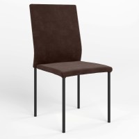 Обідній стілець Новий Стиль NIK BLACK (BOX-4) SORO-28 (Світло-коричневий) (NWS-121728)