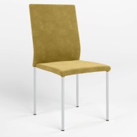 Обідній стілець Новий Стиль NIK CHROME (BOX-4) SORO-40 (Жовто-гірчичний) (NWS-121758)