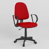 Крісло офісне поворотне Новий Стиль JUPITER GTP CPT PL56 P C-2 (Червоний) (NWS-124159)