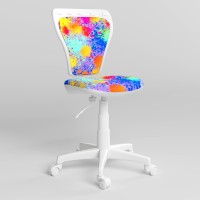 Кресло детское поворотное Новый Стиль MINISTYLE GTS WHITE P SPR-01 (Фиолетовый) (NWS-124319)