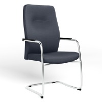 Крісло офісне Новий Стиль VISION CF CHROME CN-206 (Сірий) (NWS-127170)