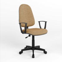 Крісло офісне поворотне Новий Стиль PRESTIGE II GTP CPT PL56 P C-25 (Бежево-жовтий) (NWS-124411)