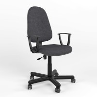 Кресло офисное поворотное Новый Стиль PRESTIGE II GTP (FREESTYLE) PM60 P C-38 (Антрацит) (NWS-124421)