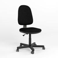 Кресло офисное поворотное без подлокотников Новый Стиль STANDART GTS PM60 P C-11 (Черный) (NWS-124851)