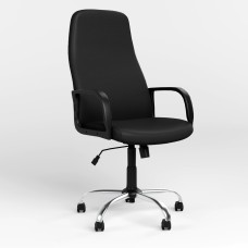 Крісло керівника поворотне Новий Стиль DIPLOMAT KD TILT CHR68 ECO-30 (Чорний) (NWS-125723)