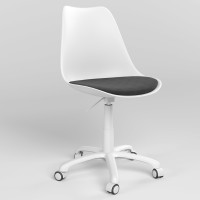 Крісло на роликах поворотне Новий Стиль ASTI SOFT GTS (J) PW62 (BOX-1) P SORO-95 (Темно-сірий) (NWS-123205)