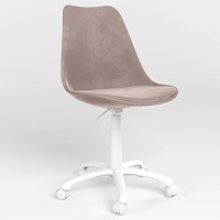 Крісло на роликах поворотне Новий Стиль ASTI SOFT GTS (J) PW62 (BOX-1) P PUMA-09 (Блідо-рожевий) (NWS-123195)