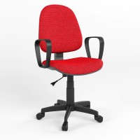 Крісло операторське поворотне Новий Стиль FOREX GTP CPT PL56 C-2 (Червоний) (NWS-123445)