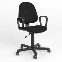 Крісло операторське поворотне Новий Стиль FOREX GTP PM60 C-11 (Чорний) (NWS-123415)