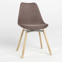 Стул обеденный Новый Стиль ASTI ALU SOFT WOOD (BOX-1) PL-05 (Светло-коричневый) (NWS-127236)