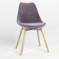 Стул обеденный Новый Стиль ASTI ALU SOFT WOOD (BOX-1) SORO-65 (Фиолетовый) (NWS-127256)