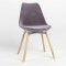 Стілець обідній Новий Стиль ASTI ALU SOFT WOOD (BOX-1) SORO-65 (Фіолетовий) (NWS-127256)
