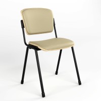 Стілець офісний Новий Стиль ERA WOOD BLACK PLUS V-18 (Кремовий) M (NWS-127516)