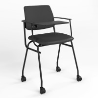 Стілець офісний Новий Стиль ISIT ARM BLACK T RMH (BOX-2) V-4 (Чорний) (NWS-128116)