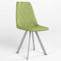 Стул обеденный Новый Стиль LIYA 4L ALU (BOX-1) RMB ECO-45 (фисташковой) (NWS-128286)