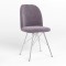 Стул на раме MILANA 4LX CHROME (BOX-1) LN SORO-65 (Фиолетовый) (NWS-128846)