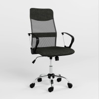 Кресло офисное поворотное Новый Стиль ULTRA GTP TILT CHR68 OH-14 C-73/ECO-30 (Серый/Черный) (NWS-127126)