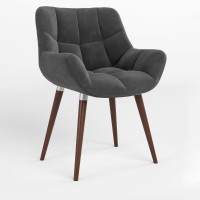 Обідній стілець Новий Стиль VENSAN PLUS WOOD ALU (BOX) SORO-95 (Темно-сірий) (NWS-129866)