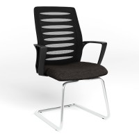 Конференц-крісло Новий Стиль WEBSTAR CF CHROME-BLACK OH-5 C-26 (Сірий) (NWS-129906)
