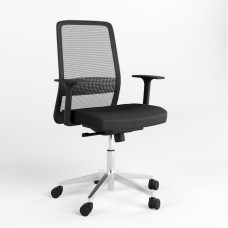Крысло офісне поворотне Новий Стиль FRAME R BLACK ST AL70 OP-24 CSE-14 (Чорний) (NWS-125997)