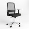 Крысло офісне поворотне Новий Стиль FRAME R BLACK ST AL70 OP-24 CSE-14 (Чорний) (NWS-125997)