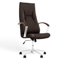 Кресло офисное поворотное Новый Стиль KING STEEL ANYFIX AL70 ECO-31 (Темно-коричневый) (NWS-126428)