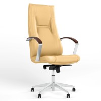 Крісло офісне поворотне Новий Стиль KING STEEL MPD AL70 ECO-01 (Бежевий) (NWS-126408)