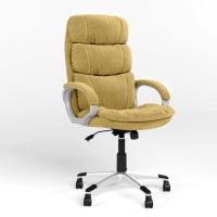 Крісло керівника поворотне Новий Стиль DOLCE ANYFIX PL35 SORO-40 (Жовто-гірчичний) (NWS-125800)
