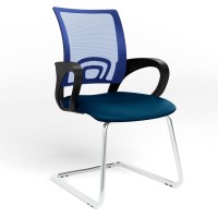 Офісне крісло Новий Стиль NETWORK CF CHROME OH-3 V-15 (Синій) (NWS-121560)